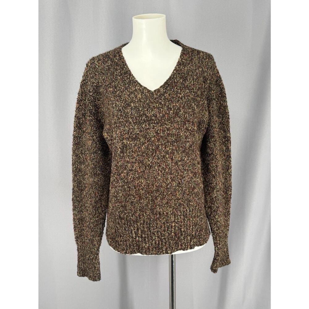 Royal Robbins Sweater Women Large Brown Acrylic Poly Cabincore Goblincore Cozy